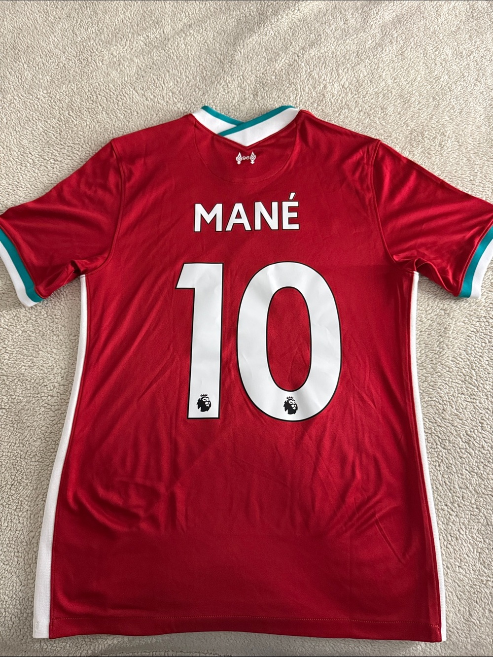 Liverpool FC #10 Sadio Mane 2020-21 Nike Premier League Home Jersey